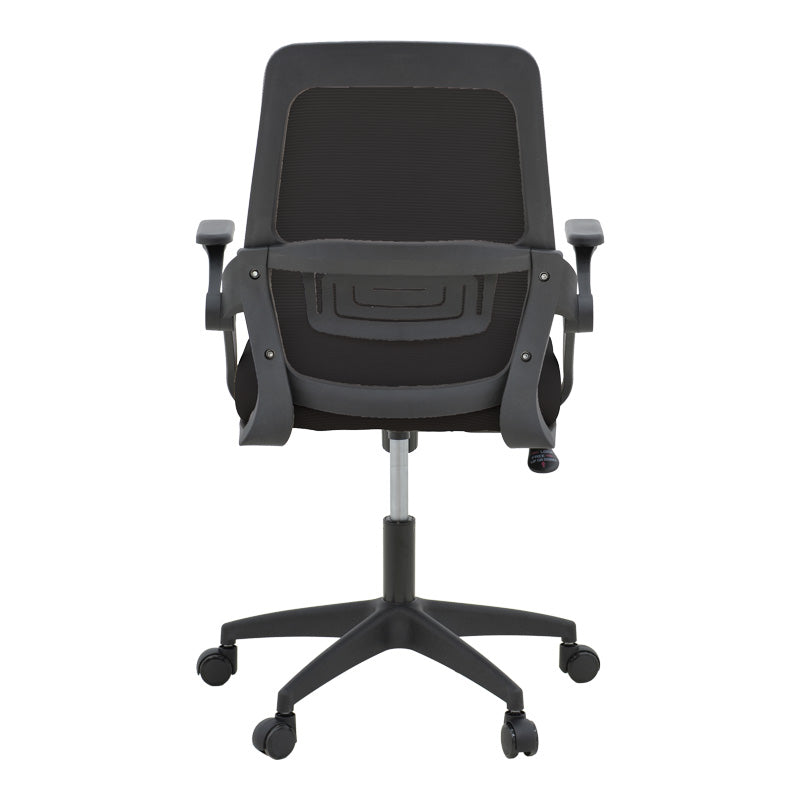 Καρέκλα Γραφείου Reji Mesh Ύφασμα Μαύρο 58x60x89-99