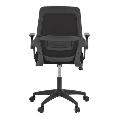 Καρέκλα Γραφείου Reji Mesh Ύφασμα Μαύρο 58x60x89-99