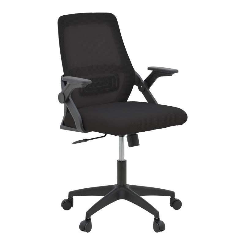 Καρέκλα Γραφείου Reji Mesh Ύφασμα Μαύρο 58x60x89-99