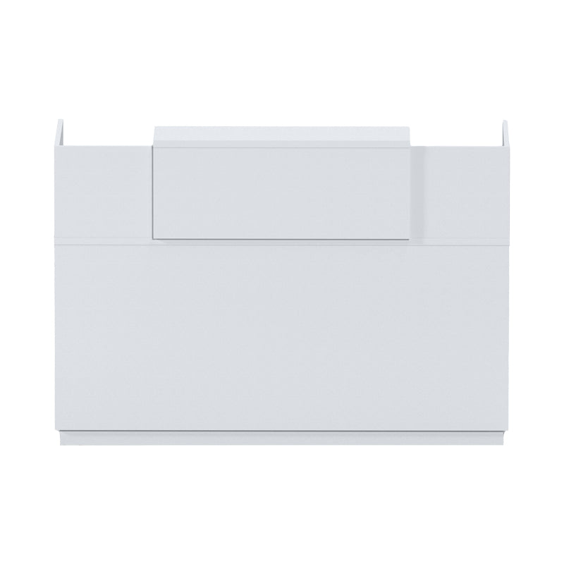 Γραφείο Reception Lotus σε Λευκή Απόχρωση 140x70x110