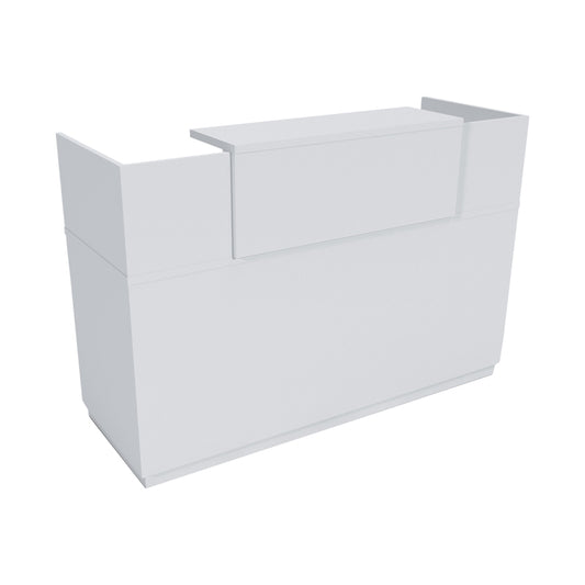 Γραφείο Reception Lotus σε Λευκή Απόχρωση 140x70x110