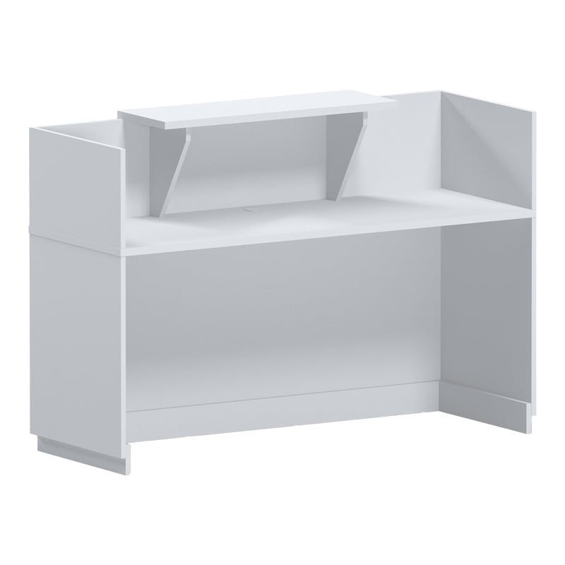 Γραφείο Reception Lotus σε Λευκή Απόχρωση 180x70x110
