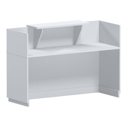Γραφείο Reception Lotus σε Λευκή Απόχρωση 180x70x110