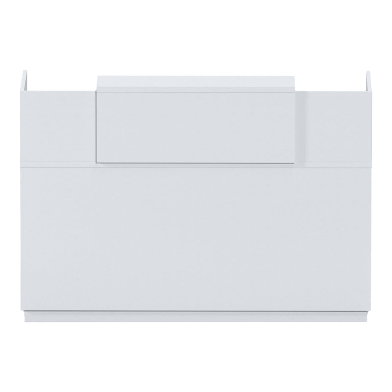 Γραφείο Reception Lotus σε Λευκή Απόχρωση 180x70x110