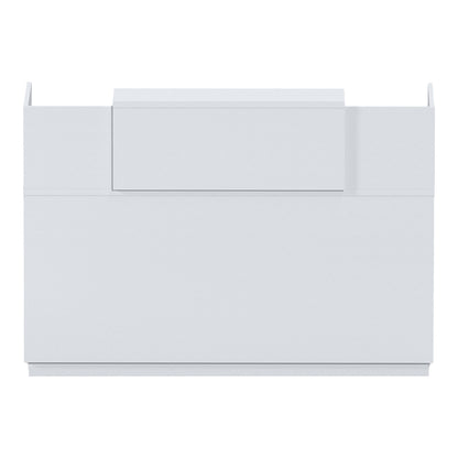 Γραφείο Reception Lotus σε Λευκή Απόχρωση 180x70x110