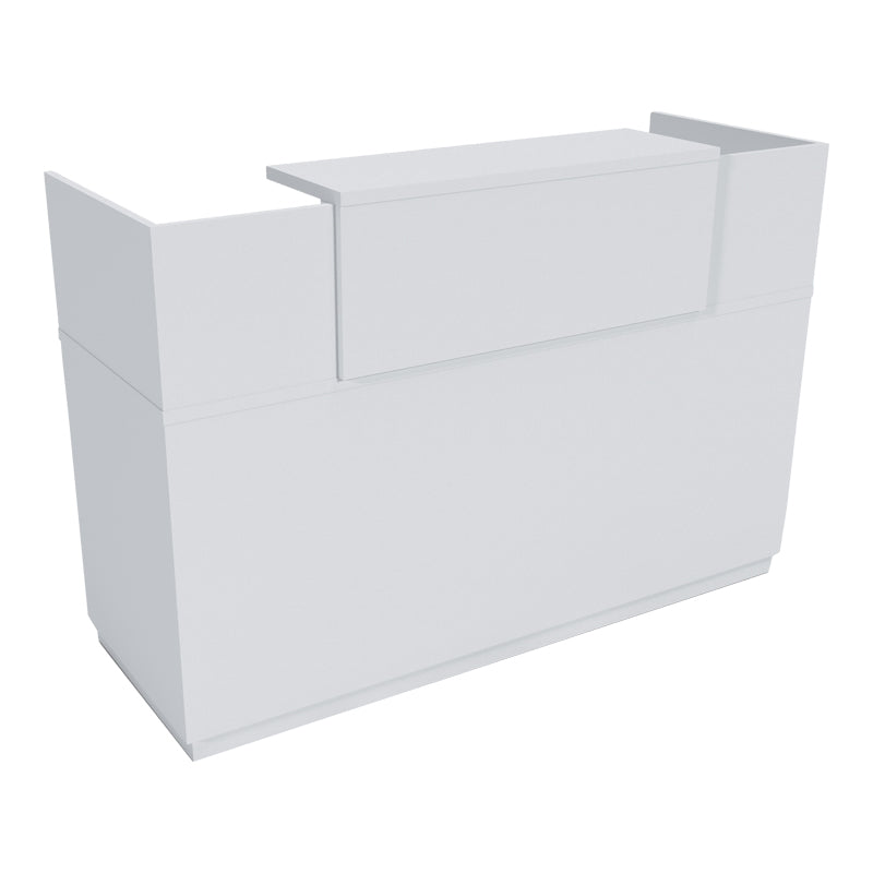 Γραφείο Reception Lotus σε Λευκή Απόχρωση 180x70x110