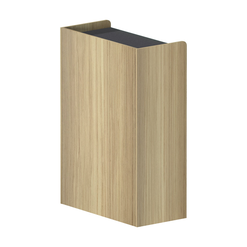 Ντουλάπι Γραφείου Χαμηλό Lotus σε Φυσική-Ανθρακί Απόχρωση 80x40x120