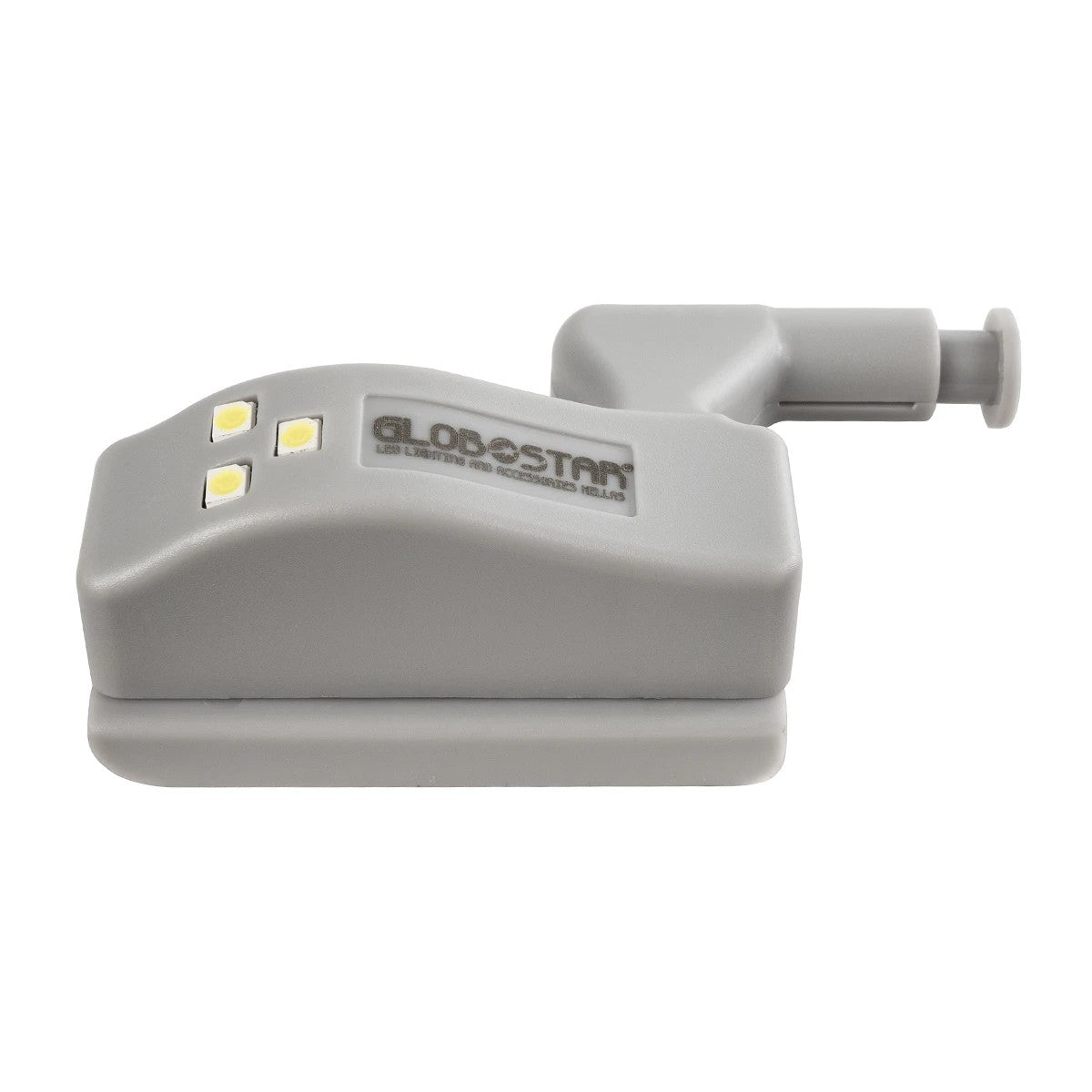 CLOSET 79640 Φωτιστικό Ντουλάπας LED για Μεντεσέ με Διακόπτη On/Off Κουμπωτό με Μπαταρία(Δεν συμπεριλαμβάνεται) - Ψυχρό Λευκό 6000K - Μ7 x Π4 x Υ2.5