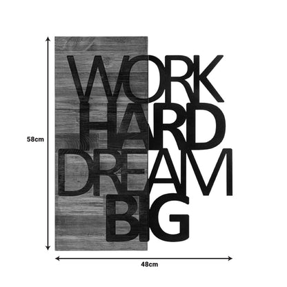 Διακοσμητικό Τοίχου Deseze Ξύλο Πεύκου σε Φυσική Απόχρωση με Μαύρο Μέταλλο 48x3x58