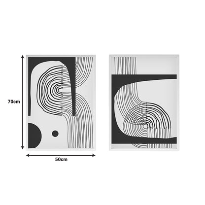 Πίνακας σε Καμβά Bajou Δίπτυχος με Ψηφιακή Εκτύπωση 50x3x70