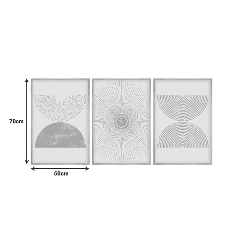 Πίνακας σε Καμβά Terpen Τρίπτυχος με Ψηφιακή Εκτύπωση 50x2x70