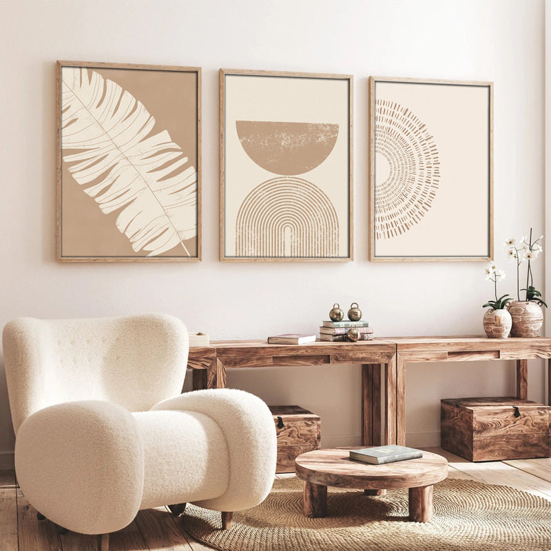 Πίνακας σε Καμβά Terpen I Τρίπτυχος με Ψηφιακή Εκτύπωση 50x2x70