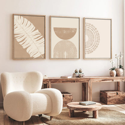 Πίνακας σε Καμβά Terpen I Τρίπτυχος με Ψηφιακή Εκτύπωση 50x2x70