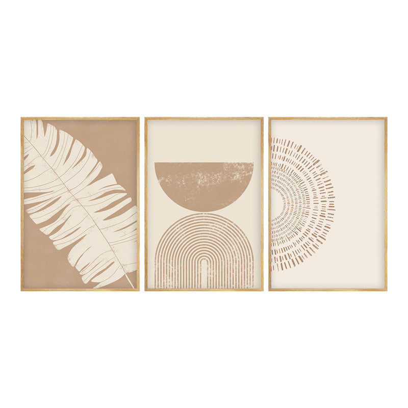 Πίνακας σε Καμβά Terpen I Τρίπτυχος με Ψηφιακή Εκτύπωση 50x2x70