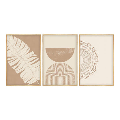 Πίνακας σε Καμβά Terpen I Τρίπτυχος με Ψηφιακή Εκτύπωση 50x2x70