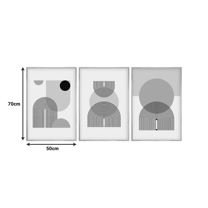 Πίνακας σε Καμβά Jefton Τρίπτυχος με Ψηφιακή Εκτύπωση 50x2x70