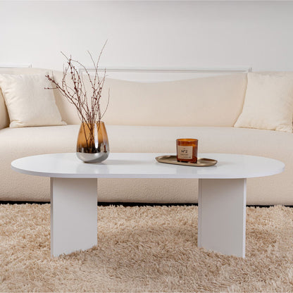 Τραπέζι Σαλονιού Tabletod σε Λευκή Απόχρωση 119x60x40