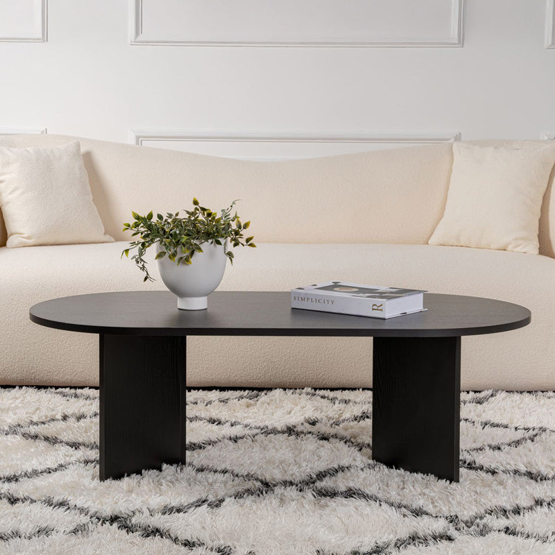 Τραπέζι Σαλονιού Tabletod σε Μαύρη Απόχρωση 119x60x40