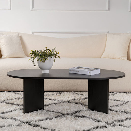 Τραπέζι Σαλονιού Tabletod σε Μαύρη Απόχρωση 119x60x40