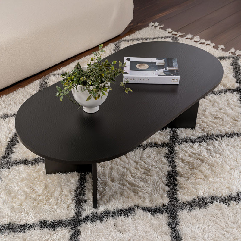 Τραπέζι Σαλονιού Tabletod σε Μαύρη Απόχρωση 119x60x40