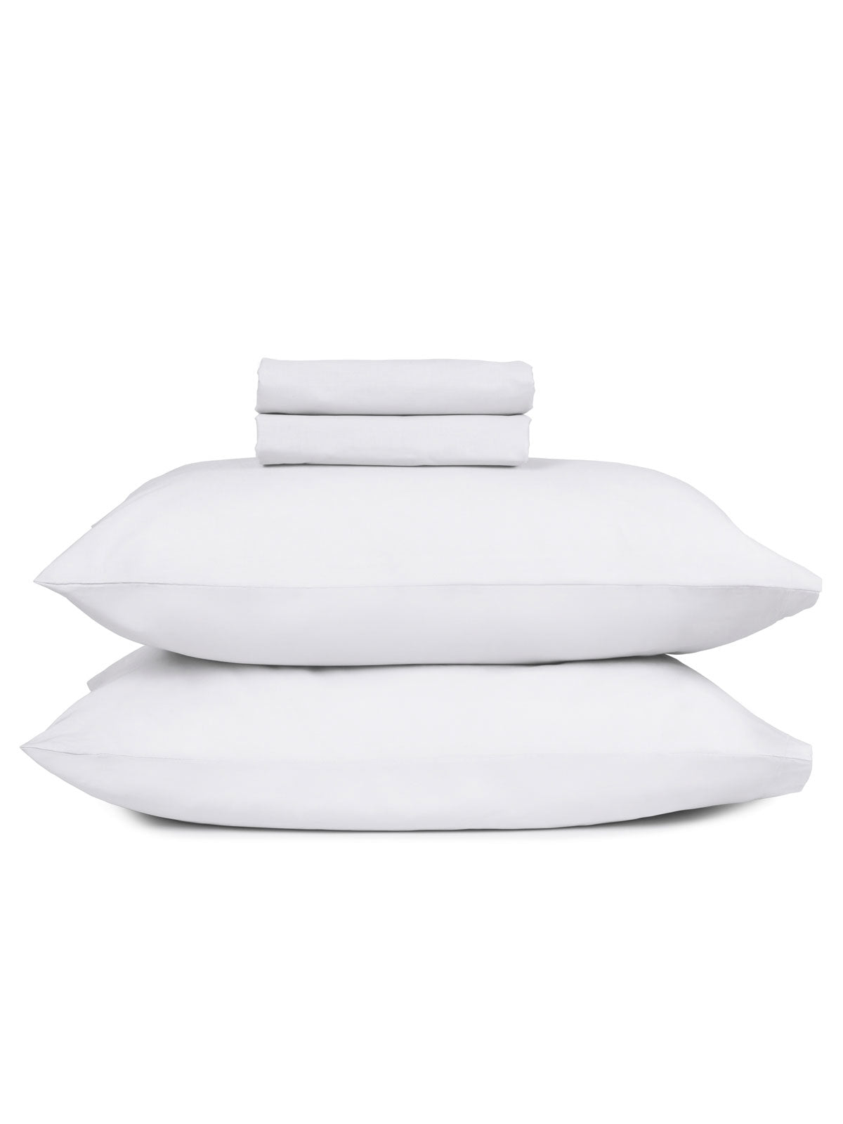 Μαξιλαροθήκες Cotton Feelings 100 White 50x70εκ