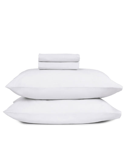 Μαξιλαροθήκες Cotton Feelings 100 White 50x70εκ