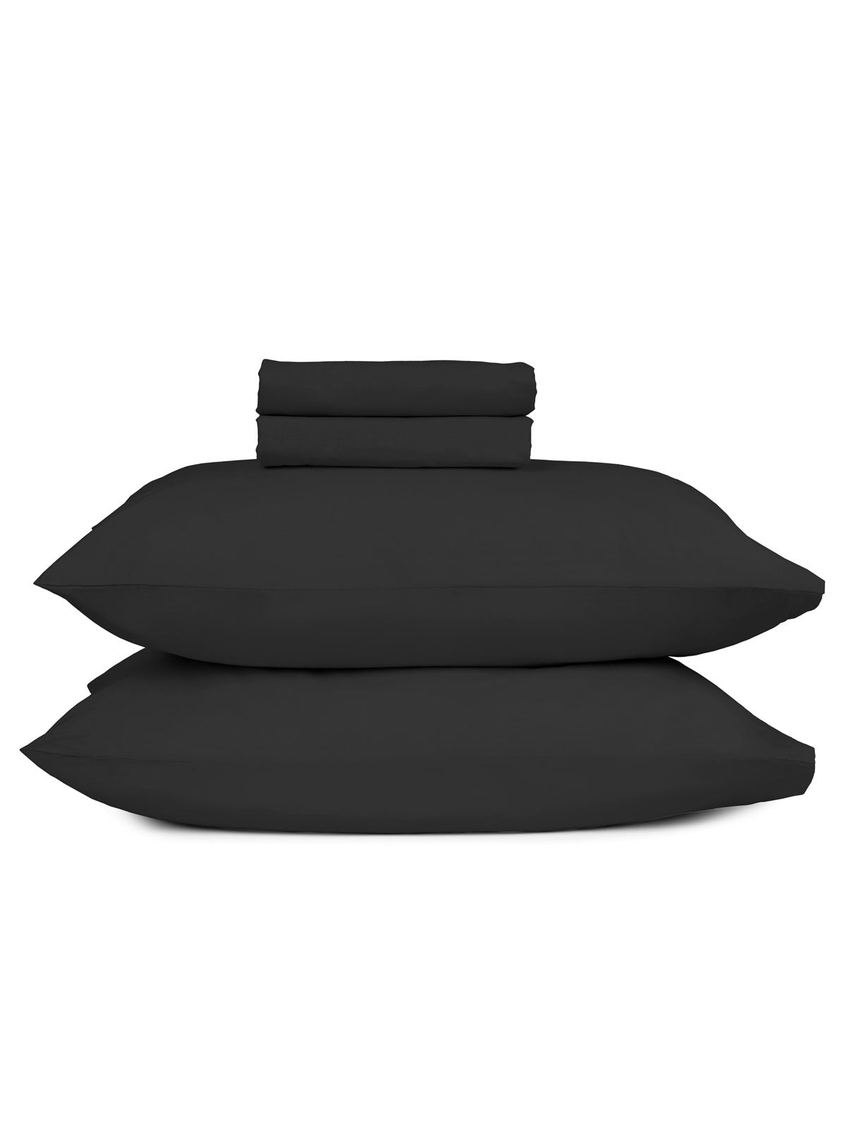 Μαξιλαροθήκες Cotton Feelings 111 Black 50x70εκ