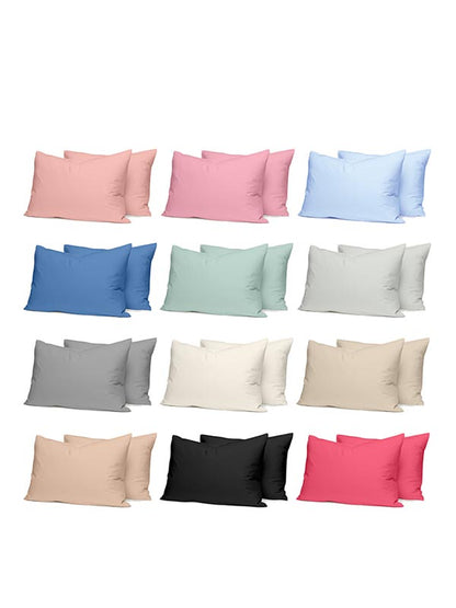 Μαξιλαροθήκες Cotton Feelings 112 Fuchsia 50x70εκ