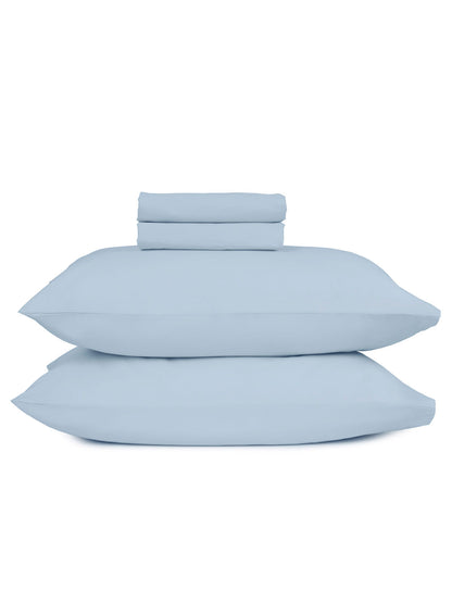 Μαξιλαροθήκες Cotton Feelings 103 Light Blue 50x70εκ