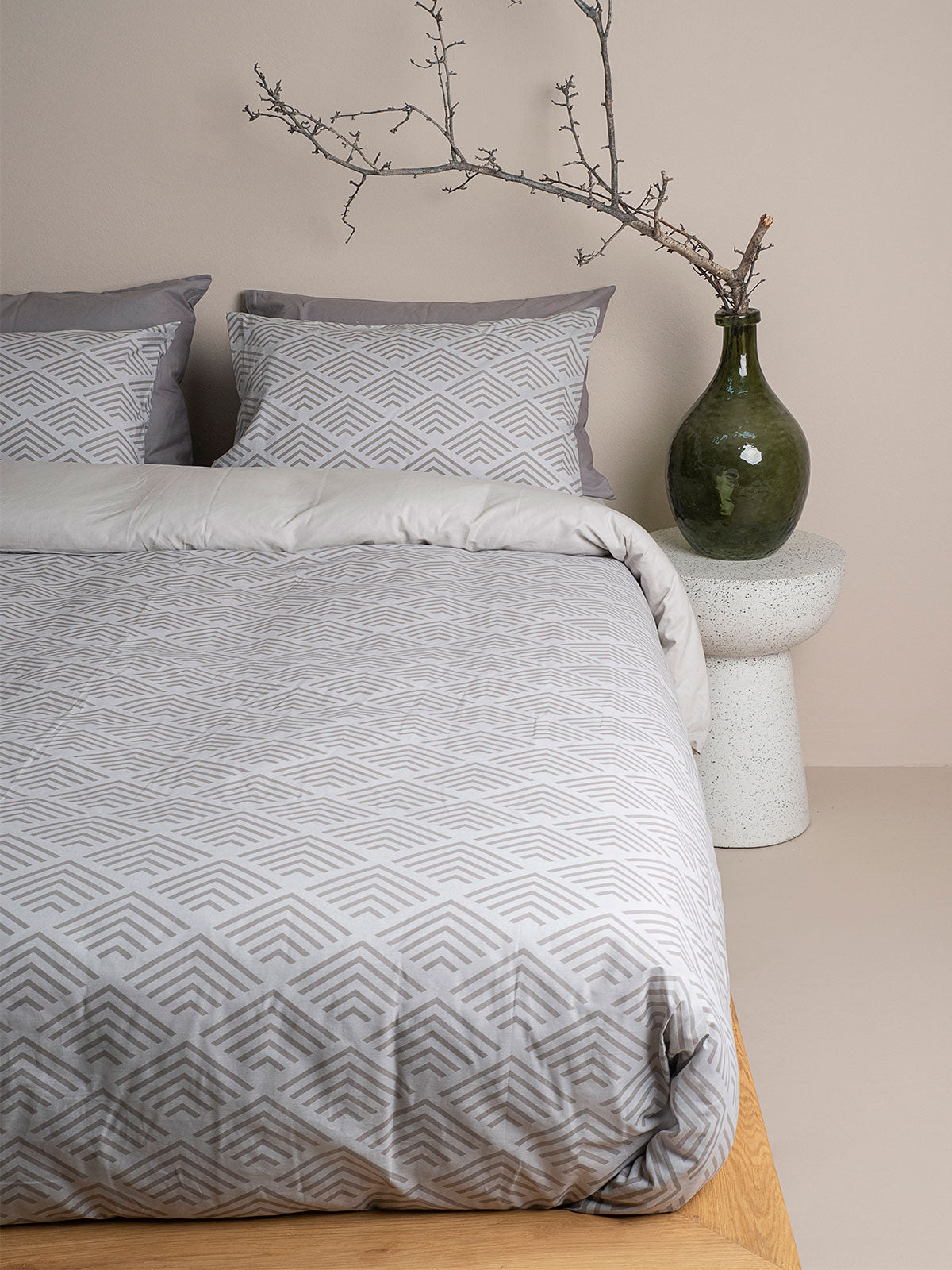 Μαξιλαροθήκη Cotton Feelings 2048 Grey 50x70εκ