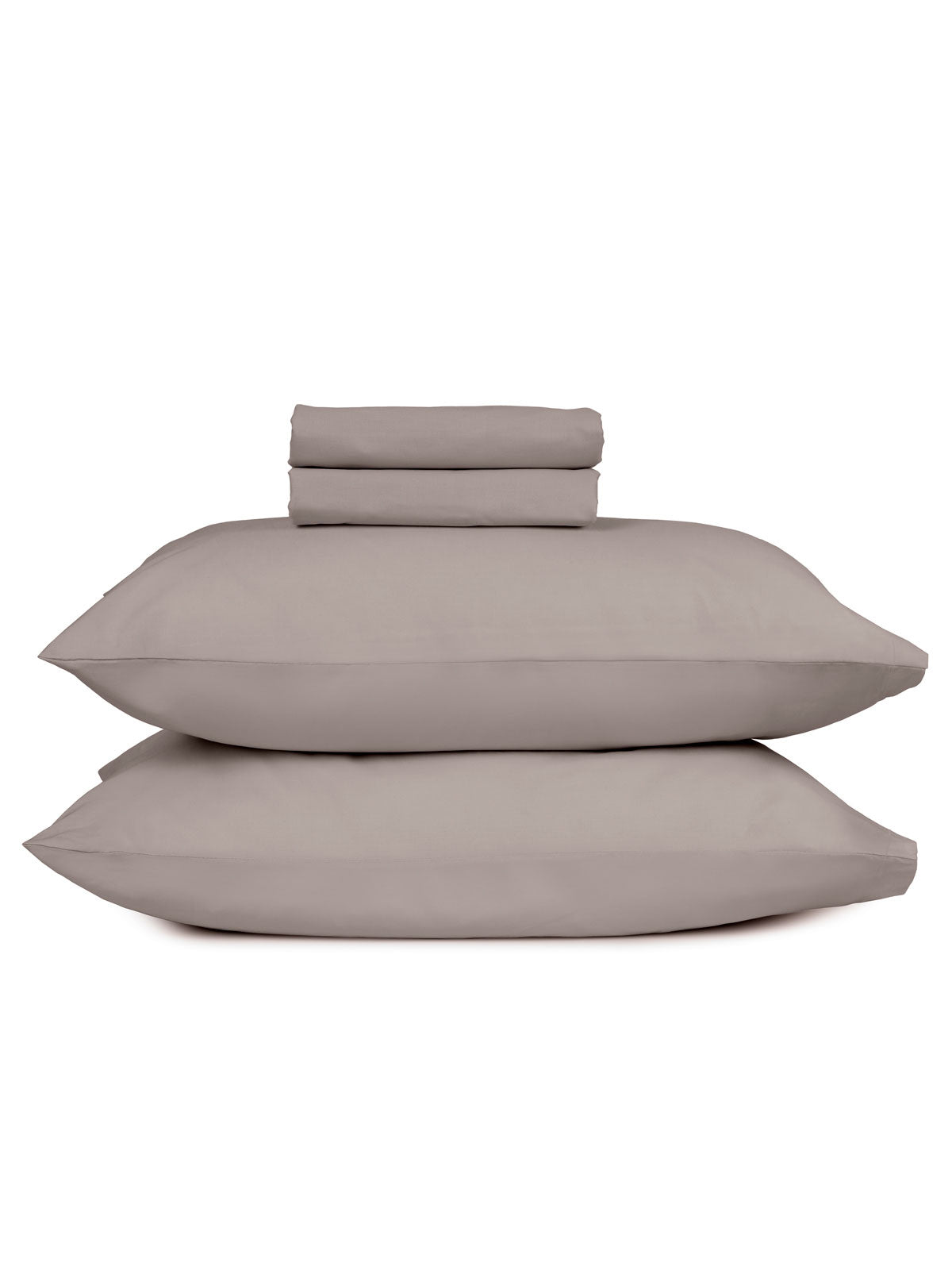 Μαξιλαροθήκες Cotton Feelings 106 Light Grey 50x70εκ