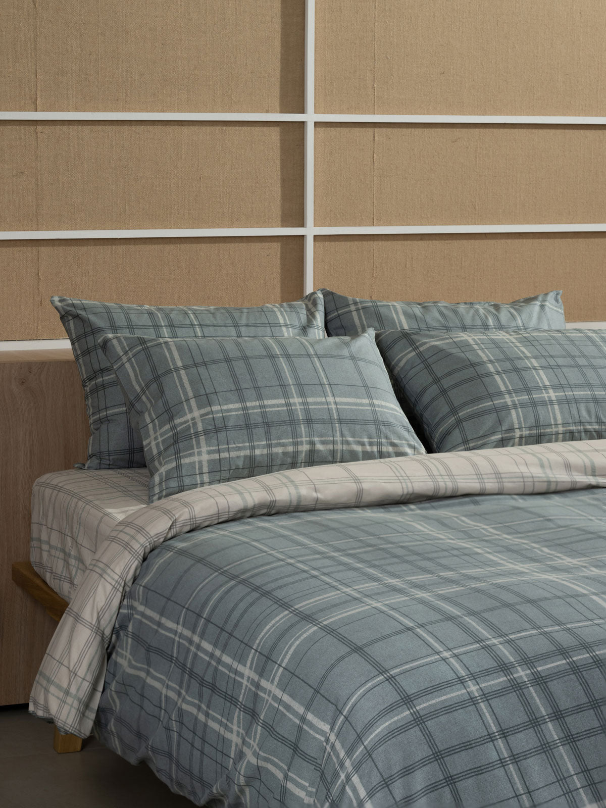 Μαξιλαροθήκες Cotton Feelings 2066 Aqua 50x70εκ