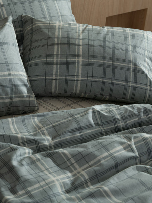 Μαξιλαροθήκες Cotton Feelings 2066 Aqua 50x70εκ