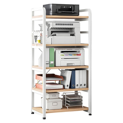 Ραφιέρα Επιδαπέδια Lito Μέταλλο Λευκό-Φυσικό 60x40x140