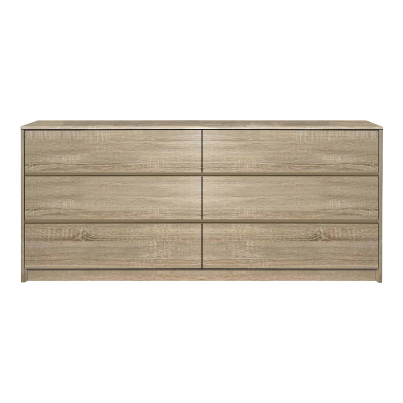 Συρταριέρα Kuanger MDF σε Φυσική Απόχρωση 120x40x70