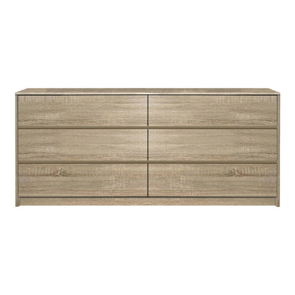 Συρταριέρα Kuanger MDF σε Φυσική Απόχρωση 120x40x70
