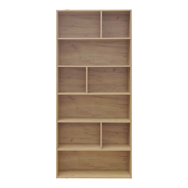 Βιβλιοθήκη Evergin MDF σε Oak Απόχρωση 80x30x180