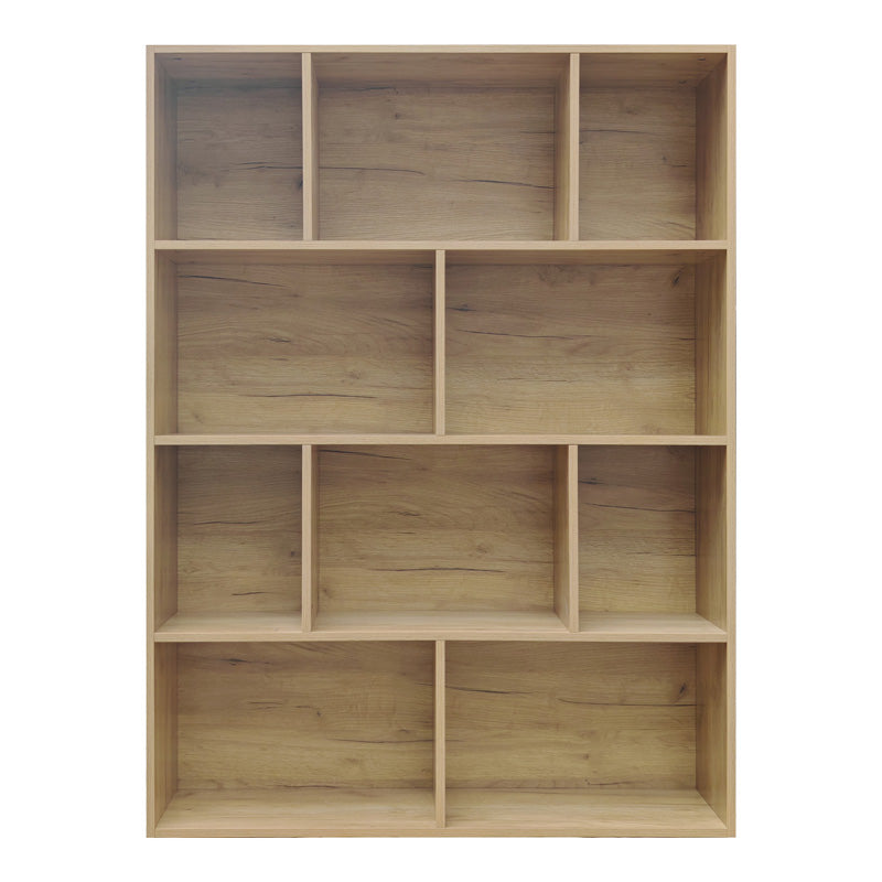 Βιβλιοθήκη Evergin MDF σε Oak Απόχρωση 100x30x135