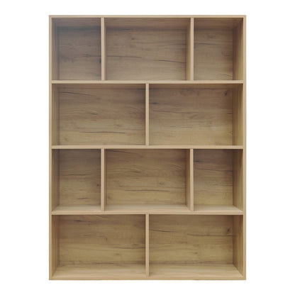 Βιβλιοθήκη Evergin MDF σε Oak Απόχρωση 100x30x135