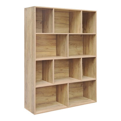 Βιβλιοθήκη Evergin MDF σε Oak Απόχρωση 100x30x135
