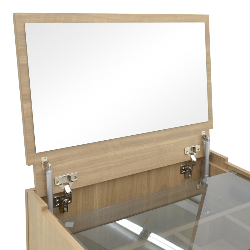 Τουαλέτα Κρεβατοκάμαρας Sonlen Ανθρακί-Ανοιχτό Καρυδί 60x45x130