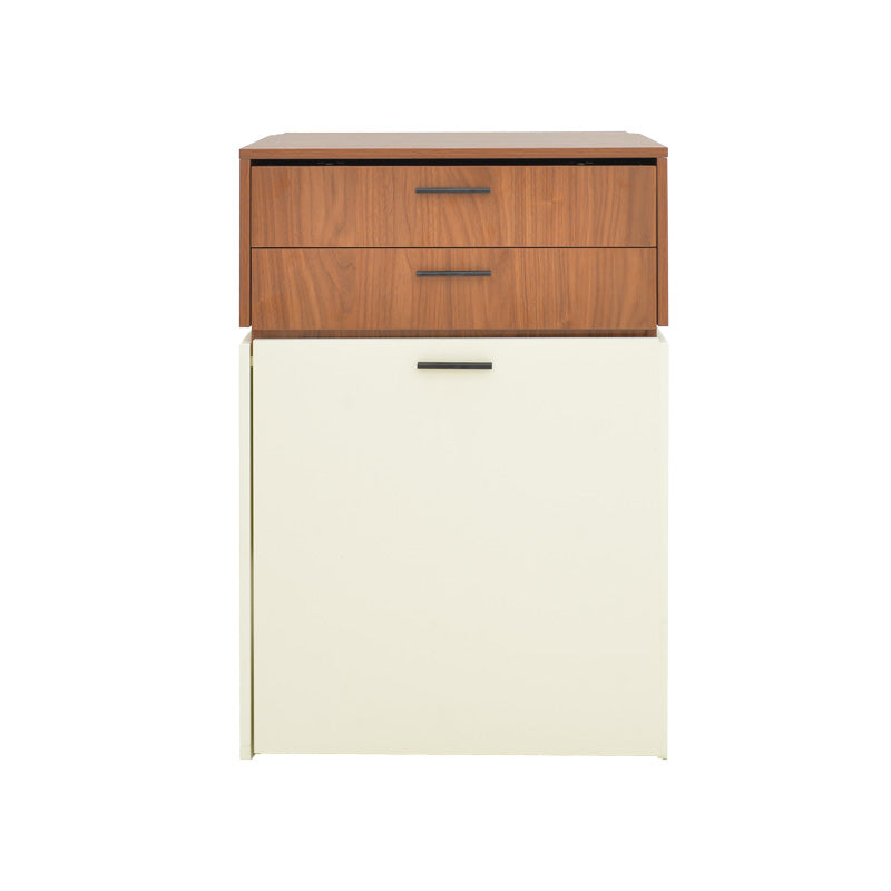 Τουαλέτα Κρεβατοκάμαρας Sonlen σε Καρυδί-Κρεμ Απόχρωση 60x45x130