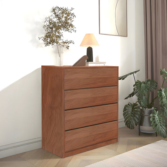 Συρταριέρα Kuanger MDF σε Καρυδί Απόχρωση 80x40x80