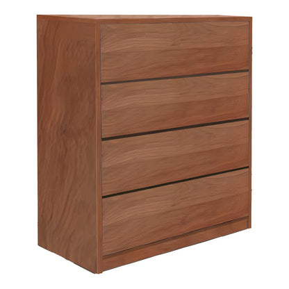 Συρταριέρα Kuanger MDF σε Καρυδί Απόχρωση 80x40x80