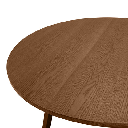 Τραπέζι Sedria MDF Καρυδί Φ120x75