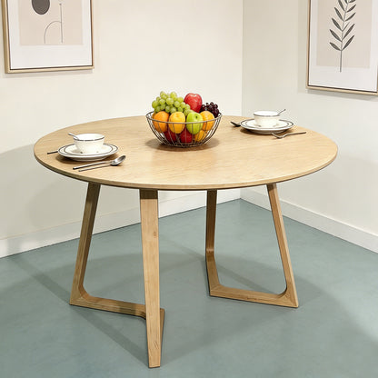 Τραπέζι Sedria MDF σε Φυσική Απόχρωση Φ120x75