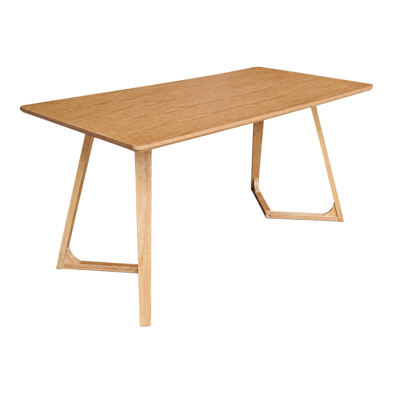 Pendra MDF Table Top with Solid Wood Legs in Sonoma Finish 150x80x75