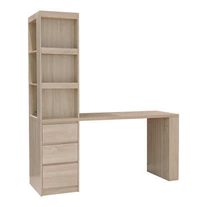 Γραφείο με Βιβλιοθήκη Cliner Sonoma 140x50x180