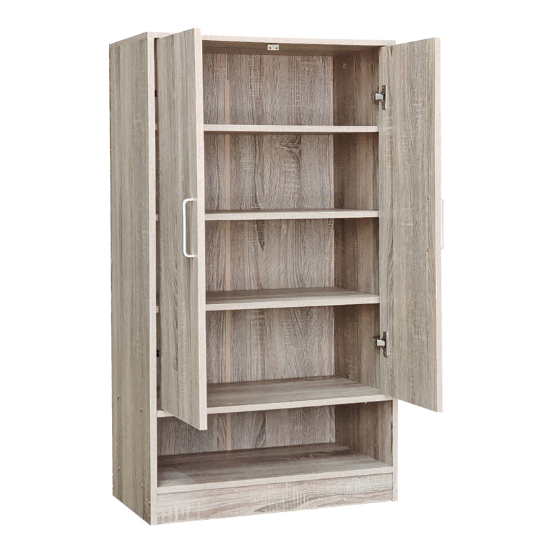 Παπουτσοθήκη Ντουλάπι Lemba Sonoma 80x33x120