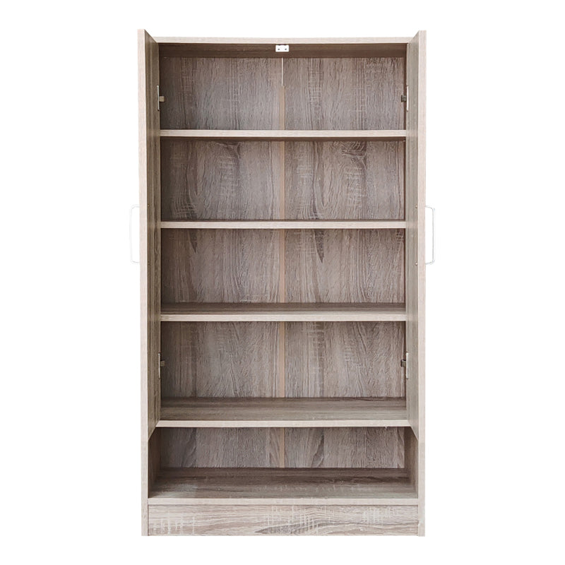 Παπουτσοθήκη Ντουλάπι Lemba Sonoma 80x33x120